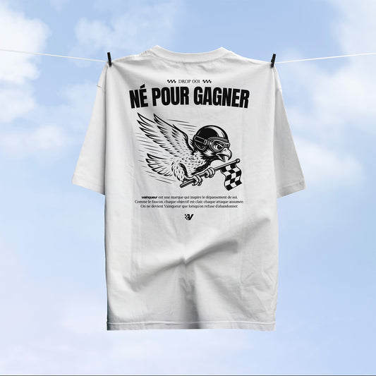T-shirt Né Pour Gagner – Édition Limitée