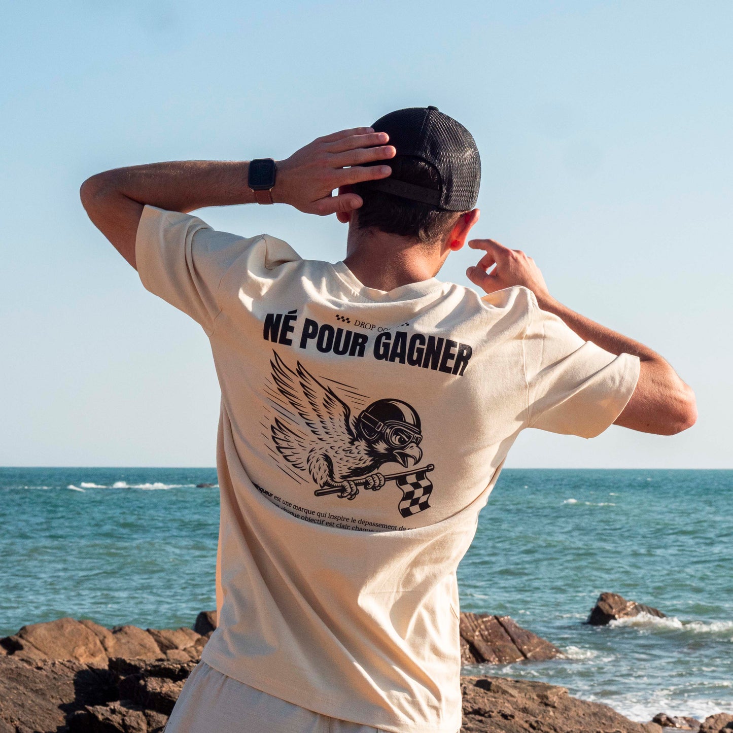 T-shirt Né Pour Gagner – Édition Limitée