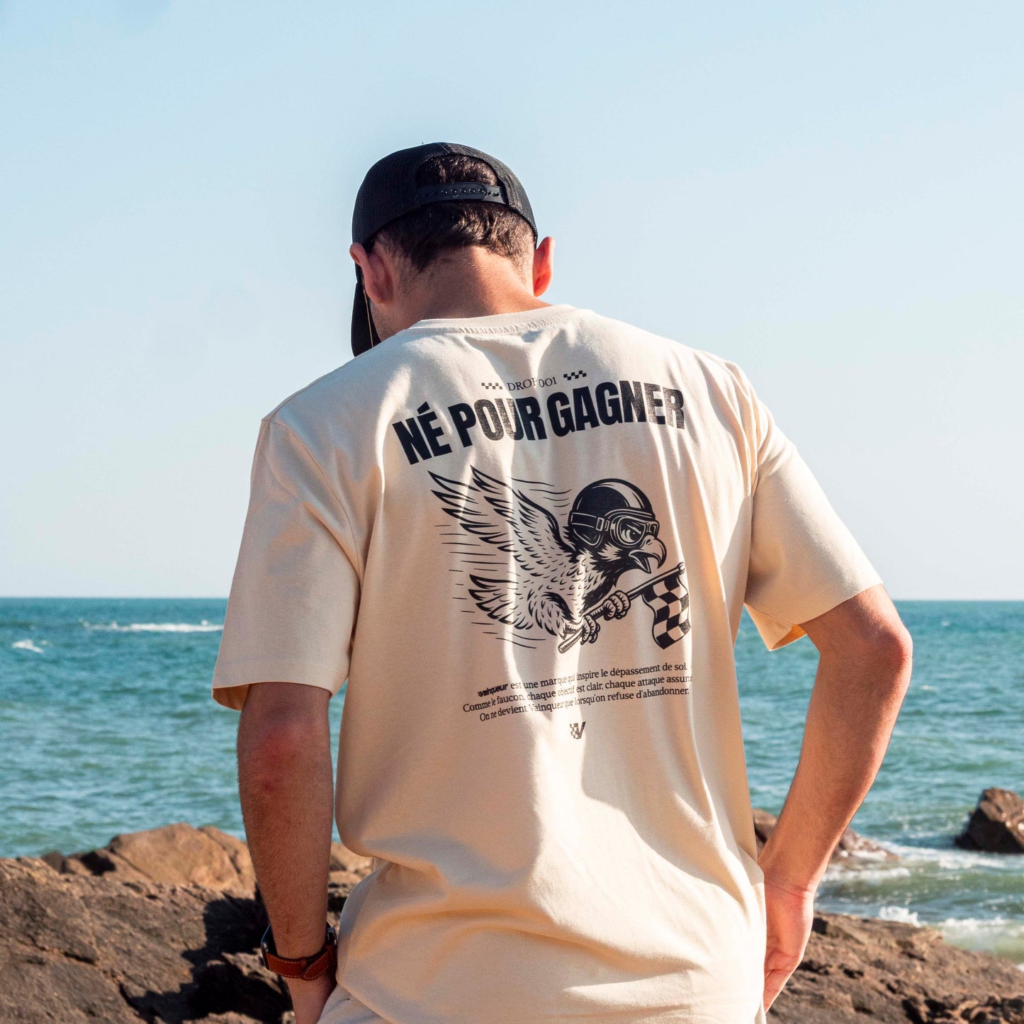 T-shirt Né Pour Gagner – Édition Limitée